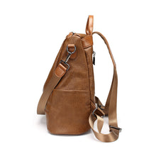 Load image into Gallery viewer, Casual Leather Large Capacity Backpack Handbag

