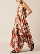 Load image into Gallery viewer, Women's Fashion Color Tie-Dye Suspender Jumpsuit
