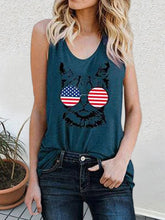 Load image into Gallery viewer, Cat Pattern Printed Vest Comfortable Women's Top
