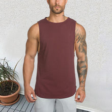 Load image into Gallery viewer, Quick-Drying Fitness Back Stitching Men's Tops
