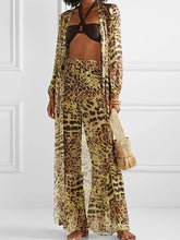 Load image into Gallery viewer, Women's Casual Loose Leopard Print Two-piece Set
