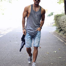 Load image into Gallery viewer, Gradient Cotton Sweat Absorbing Movement Men's Tops
