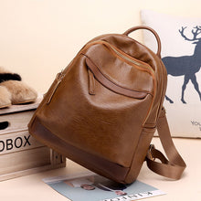 Load image into Gallery viewer, Soft Leather Leisure College Shoulders Women's Bag
