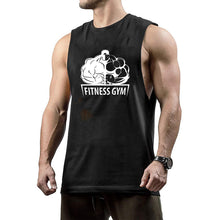 Load image into Gallery viewer, Comfortable Trend Fitness English Printed Vest
