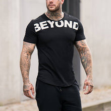 Load image into Gallery viewer, Round Neck Letter Printing Sweat Men's Tops
