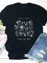 Load image into Gallery viewer, Letter Printed Casual T-shirt
