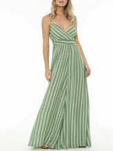 Load image into Gallery viewer, Women's Fashion Print Sling Wide Jumpsuit
