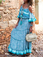 Load image into Gallery viewer, Bohemian Long Holiday Women's Dress
