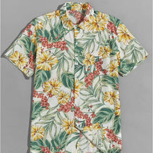 Load image into Gallery viewer, Pineapple Print Hawaiian Shirt
