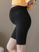 Load image into Gallery viewer, Belly Support Five Points Modal Cotton Maternity Leggings

