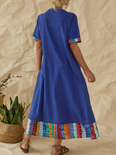 Load image into Gallery viewer, Vintage Short Sleeve Lace Women's Dress

