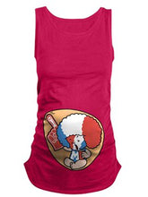 Load image into Gallery viewer, Maternity Casual Fun Baby Printed Sleeveless T-shirt  
