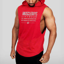 Load image into Gallery viewer, Men's Letter Printed Loose Sport Hooded Vest
