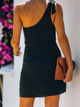 Load image into Gallery viewer, Maternity Sexy Lace-Up Irregular Backless Cutout Dress
