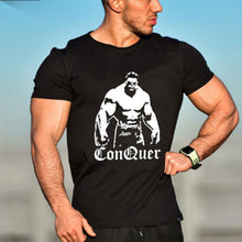 Load image into Gallery viewer, Men's Casual Sports Fitness Printed T-shirt
