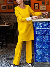Load image into Gallery viewer, Round Neck Long Sleeve Loose Women's Suits
