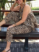 Load image into Gallery viewer, Leopard Print Sweat Absorption Women's Suits

