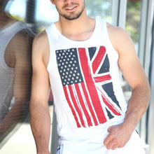 Load image into Gallery viewer, Independence Day Flag Sleeveless Men's Tops
