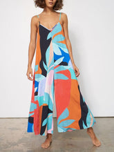 Load image into Gallery viewer, Women's Fashion Print Suspender Jumpsuit

