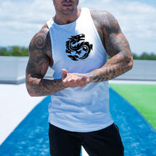 Load image into Gallery viewer, Sleeveless Sports Round Neck Sweat Men's Tops

