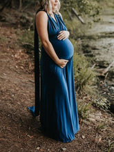 Load image into Gallery viewer, Sleeveless Loose Simple Photo Maternity Dress
