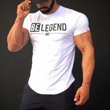 Load image into Gallery viewer, Round Neck Printed Cotton Men's Tops
