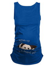 Load image into Gallery viewer, Maternity Casual Month Fun Print Sleeveless T-shirt  
