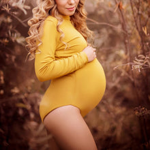 Load image into Gallery viewer, Solid Color Simple Photo Jumpsuit Maternity Dress
