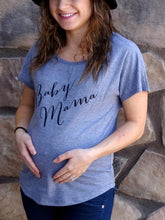 Load image into Gallery viewer, Loose Short Sleeve Simple Letters Maternity Tops
