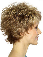 Load image into Gallery viewer, Women's Golden Gradient Short Straight Hair Wig
