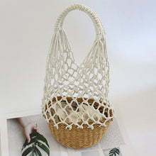 Load image into Gallery viewer, Fashion Holiday Beach Cotton Rope Woven Handbag
