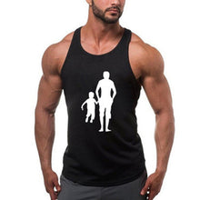 Load image into Gallery viewer, Father's Day Printed Cotton Men's Tops
