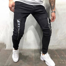 Load image into Gallery viewer, Men's Casual Sports Beam-Leg Denim Trousers
