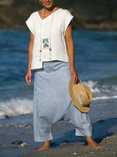 Load image into Gallery viewer, Simple Solid Color Cotton Linen Women's Suit
