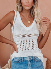 Load image into Gallery viewer, Knitted Hollow Bottom Women's Top
