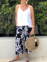 Load image into Gallery viewer, Plus Size Loose Print Strap Women's Suit
