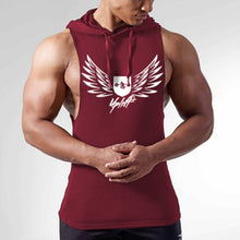 Load image into Gallery viewer, Hooded Sleeveless Plus Size Vest Men's Tops
