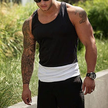 Load image into Gallery viewer, Slim-Fit Breathable Crew Neck Collar Men's Tops
