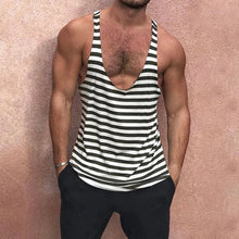 Load image into Gallery viewer, Men's Striped Sports Vest
