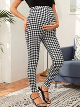 Load image into Gallery viewer, Casual Comfortable Plaid Maternity Pants
