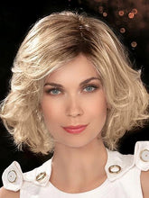 Load image into Gallery viewer, Blond Hair Fluffy Staight Hair Oblique Bangs Short Hair
