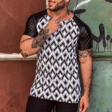 Load image into Gallery viewer, Men's Casual Fashion Printed Short-sleeved T-shirt  
