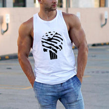 Load image into Gallery viewer, Loose Printed Sleeveless Cotton Men's Tops
