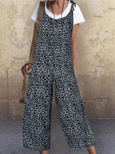 Load image into Gallery viewer, Women's Fashion Vintage Leopard Printed Jumpsuit
