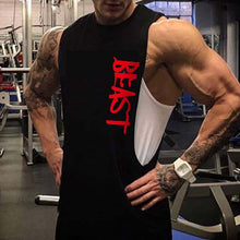 Load image into Gallery viewer, Round Neck Sleeveless Letter Printed Sports Vest
