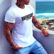 Load image into Gallery viewer, Men's Casual Letter Printed Short Sleeved T-Shirt
