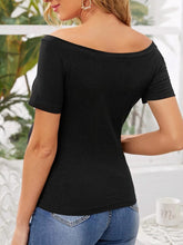 Load image into Gallery viewer, Maternity Casual Comfortable Strapless Solid Color Short Sleeve T-shirt
