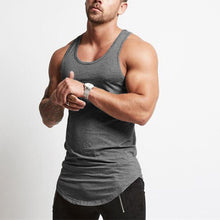 Load image into Gallery viewer, Men's Solid Color Cotton Sleeveless Sports Vest
