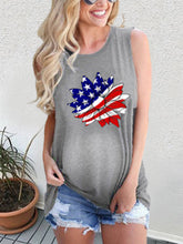 Load image into Gallery viewer, Sunflower Print Sleeveless Maternity Tops
