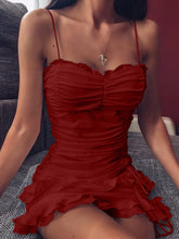 Load image into Gallery viewer, Women's Sexy Sleeveless Irregular Hem Mini Dress
